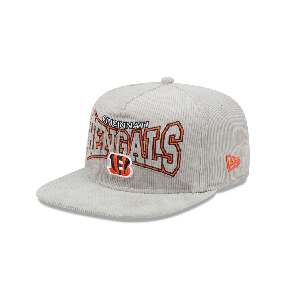 New Era Cincinnati Bengals Gray Cord Golfer Hat - One Size